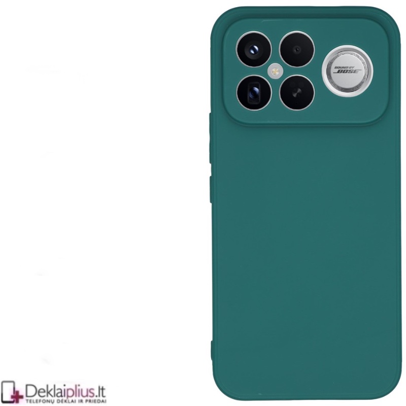 Guminis 1.5 mm. storio dėklas su kameros apsauga - žalias (Xiaomi Poco F8 Ultra) Guminis 1.5 mm. storio dėklas su kameros apsauga - žalias (Xiaomi Poco F8 Ultra)
